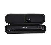 Aproca Estuche de almacenamiento compatible con Epson Workforce ES-50 / ES-55R / ES-60W / ES-65WR / DS-30 / DS-70 / DS-80W escáner de documentos, bolsa portátil para accesorios