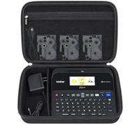 Aproca Estuche rígido de Viaje de Almacenamiento, para Brother P-Touch PTD600 / PT- D610BT etiquetadora conectable a PC (Negro-Nueva versión)