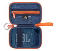 Aproca Funda de almacenamiento portátil azul, para altavoz Bluetooth JBL Go 4 / Go 3, ultraportátil, impermeable y a prueba de polvo