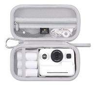 Aproca Funda rígida portátil blanca para cámara de impresión instantánea Dylanto para niños, cámaras instantáneas y accesorios