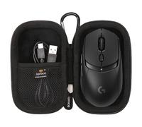 Aproca Funda rígida portátil negra para mouse inalámbrico Logitech G309 Lightspeed para juegos