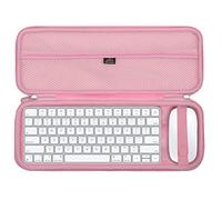 Aproca Maletín de almacenamiento de viaje duro rosa para Apple Wireless Magic Keyboard 2 - MLA22LL/A y Apple Magic Bluetooth Mouse 2