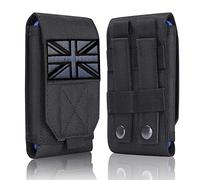 Aprocase Funda táctica universal para teléfono móvil Molle, resistente, impermeable, para iPhone 13 Pro Max, Samsung Galaxy S22, S21 de 4.7 a 6.7 pulgadas, color negro