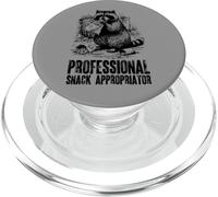 Apropiador Profesional de bocadillos Amante de los Animales Mapache PopSockets PopGrip para MagSafe