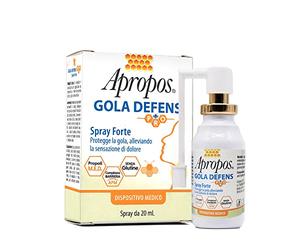 Apropos Gola Defens - Pro Spray Forte per la Gola Dispositivo Medico, 20ml
