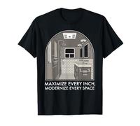 Aprovecha Cada centímetro renovación Moderna baño Camiseta