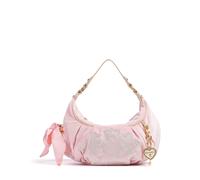 Aprovechando la vibrante tendencia del streetwear, este bolso hobo Juicy Couture Daydreamer está hecho de suave terciopelo que aporta un toque de lujo a los looks casuales. Diseñado con un asa única q