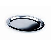 APS 01323 bandeja de -FINESSE-, 50 x 36 cm, H: 2,5 cm, de acero inoxidable 18/0, ovalada, filo liso
