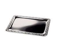 APS 03814 Tablet - comida hermosa - 50 x 36 cm, de acero inoxidable 18/0, con cenefa decorativa, versión ligera, 0,5 mm