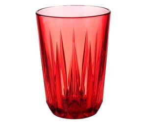 APS 10510 Vaso CRYSTAL, 150 ml, Tritan, reutilizable, inastillable, Made in Germany, rojo