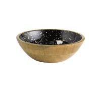 APS 1053 - Cuenco de madera de mango, revestimiento de resina epoxi en el interior, diámetro de 24 cm, 1,1 litros, frutero, ensaladera, cuenco