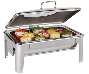 APS 12322 EASY INDUCTION Chafing Dish - Juego de 1 marco para fregadero (1 recipiente GN 1/1, mango resistente al calor, 60 x 42 x 30 cm, 9 L)