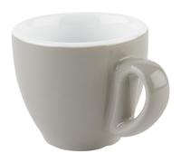 APS 16000 Taza de café espresso en gris, diámetro de 6 cm, altura: 5,5 cm, 80 ml