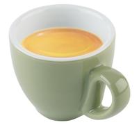 APS 16001 Taza de café (6 cm de diámetro, 5,5 cm de altura, 80 ml), color verde