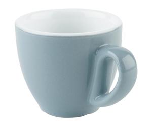 APS 16002 Taza de café espresso (6 cm de diámetro, 5,5 cm de altura, 80 ml), color azul