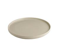 APS 19044 Plato THE GRID - Porcelana, Ø 32 cm, color arena, apilable