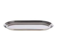 APS 30149 - Bandeja para Servir (30 x 15,5 cm, Acero Inoxidable, Acabado Brillante, Borde Enrollado)
