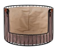 APS 30209 Panera/frutero con bolsa de algodón, Ø 27,5 cm, altura 18,5 cm, metal