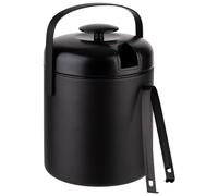 APS 36016 - Juego de cubos de hielo en negro, diámetro de 14 cm, altura: 22 cm, 1,3 litros