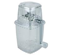 APS 36017 - Picador de hielo de plástico transparente con cortador de acero inoxidable, 12 x 12 x 24 cm