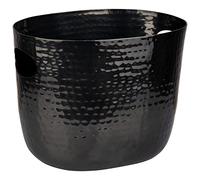 APS 36109 LARGE - Enfriador de vino y champán (aluminio, dos asas laterales, para 1-2 botellas, 25,5 x 19 x 20 cm), diseño de metal