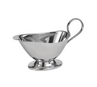 APS 40206 Salsera, acero inoxidable, asado/salsa para postres, 22 x 10,5 cm, H: 13,5 cm, acero inoxidable 18/8, capacidad: 0,40 litros