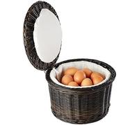 APS 40299 Cesta para huevos "PROFI LINE" - Cesta para calentar huevos, con alambre de acero inoxidable en el borde, para aprox. 20 huevos, Ø 26cm, altura 17cm