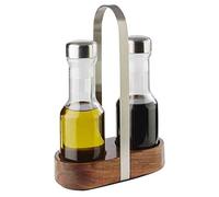 APS 40436 - Vinagre y aceite para vinagre y aceite (7,5 x 16 cm, 24,5 cm de altura), color marrón