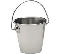 APS 40631 Cesto para servir/salsas SNACKHOLDER, Ø 9 cm en la parte superior, 8,5 cm de altura, 0,33 litros, acero inoxidable