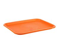 APS 534 - Bandeja de comida rápida irrompible, fabricada en Alemania, 35 x 27 x 2 cm, color naranja