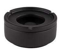 APS 559 Cenicero de viento "ELEMENT", con parte inferior apta para muebles, hormigón, negro, Ø 10,5 cm