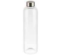 APS 66909 - Botella de cristal (7,5 x 7,5 cm, altura 28,5 cm, diámetro de 7,5 cm, 1 L), transparente