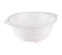 APS 786 escurridor, escurridor de cocina con Ø 27,5 cm, altura 12 cm, escurridor de pasta, escurridor con asas ergonómicas empotradas, blanco