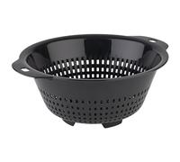 APS 787 escurridor, escurridor de cocina con Ø 27,5 cm, altura 12 cm, escurridor de pasta, escurridor con asas ergonómicas empotradas, antracita