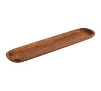 APS 792 Tabla de servir de madera de acacia engrasada, 37 x 8 x 2 cm