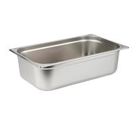 APS 81106 Contenedor GN 1/1, Contenedor Gastronorm de acero inoxidable/Dimensiones 32,5 x 53 cm/Profundidad 150 mm/Volumen 20 litros