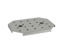 APS Rejilla escurridora GN - Acero Inoxidable para recipientes Gastronorm, Adecuada para GN 1/2 - Dimensiones: 19 x 25 cm, Altura: 1,5 cm