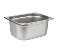 APS 81206 Contenedor GN 1/2, contenedor gastronorm de acero inoxidable/dimensiones 265 x 325 mm/altura 150 mm/volumen 8,75 litros