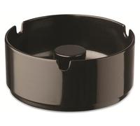 APS 83616 Cenicero -CASUAL-, Ø 9,5 cm, Altura: 4,5 cm, de melaminaa, negro