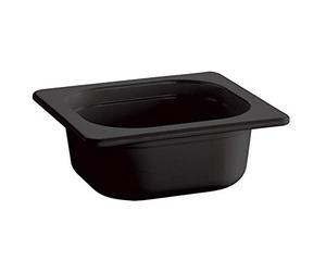 APS 84311GN 1/6Depósito-Eco Line de, 17,6x 16,2cm, profundidad: 100mm, melamina, Negro, 1L)
