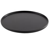 APS 85232 - Plato de melamina (19 cm de diámetro, altura de 1 cm), color negro