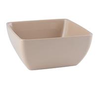 APS 85261 Plato de melamina PURE COLOR Plato para servir cuatro tipos de comida, 25,0 x 25,0 x 12,0 cm, 3,8 litros, arena