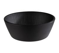 APS 85272 Nero - Cuenco en negro, diámetro de 15,5 cm, altura 5,5 cm, 0,45 litros