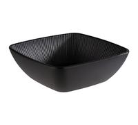 APS 85274 Bol -NERO- en negro, 16,5 x 16,5 cm, altura 5,5 cm, 0,6 litros