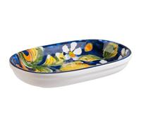 APS 85290 Cuenco/plato MEDITERRÁNEO, 18,5 x 11,5 cm, altura 3 cm, melamina, decoración blanca