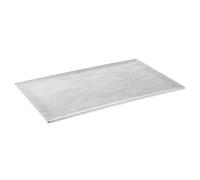 APS 85325 Bandeja GN 1/1 FOOTMARK - Melamina, 53 x 32,5 cm, blanco/gris, sistema GN, apto para lavavajillas