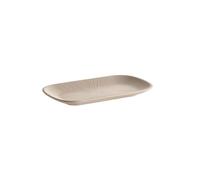 APS 85421 Bandeja GN 1/4 - NERO - 26,5 x 16,2 cm, alto: 2,5 cm, melamina arena, sistema GN, apilable, apto para lavavajillas, robusta y moderna