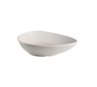 APS 85518 Cuenco BLUSH, melamina, 23 x 18 cm, altura 5 cm, blanco/beige