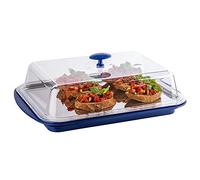 APS 9090 Sistema térmico de acero inoxidable 43 cm x 19 cm, azul, 2 piezas