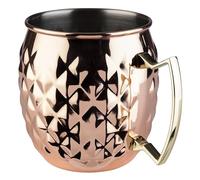 APS 93332 - Taza de cóctel (500 ml, acero inoxidable, aspecto de cobre)